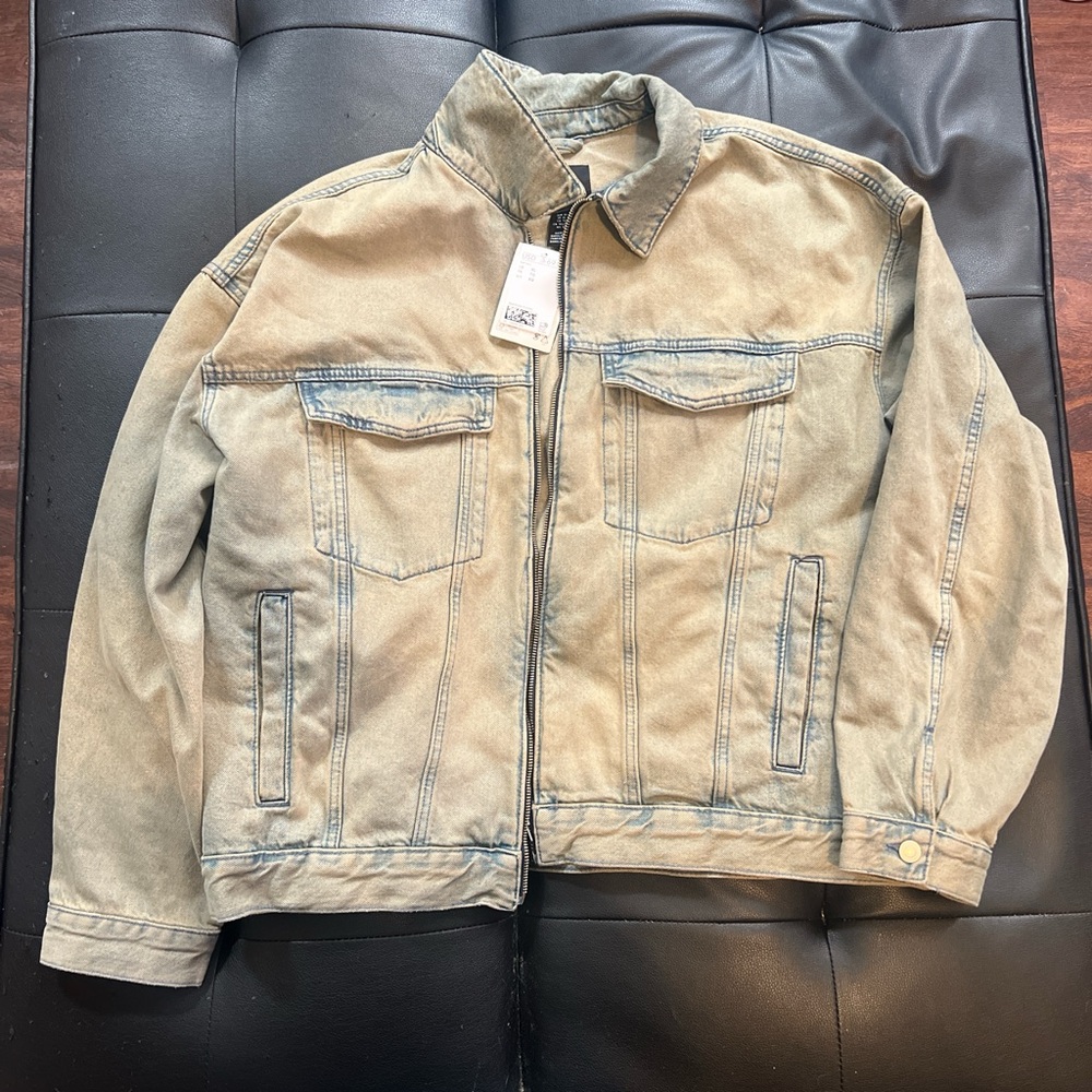 Men's Tan Denim Jacket H&M